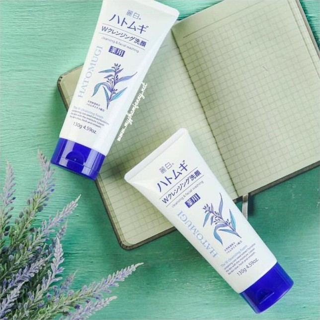 Sữa rửa mặt Hatomugi 130gr trắng sáng da chính hãng Nhật Bản | BigBuy360 - bigbuy360.vn