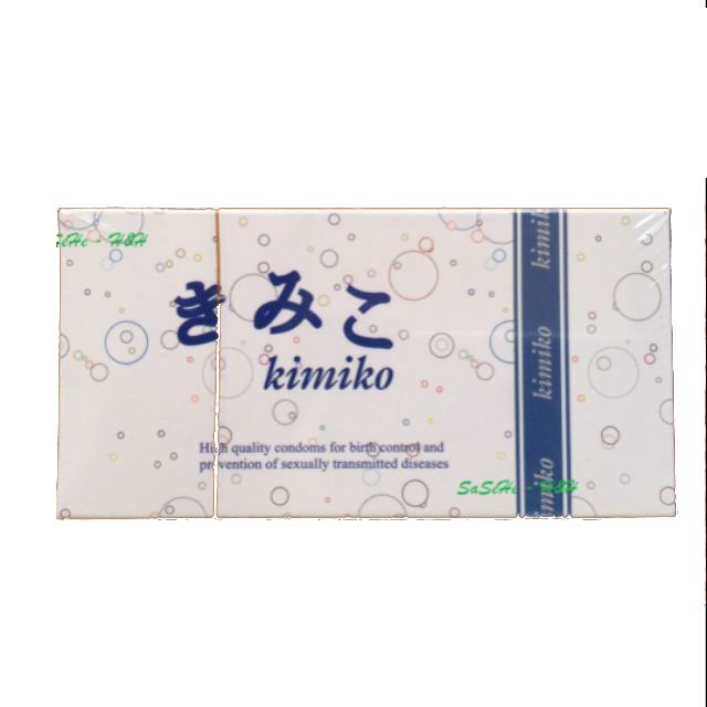 Bao cao su Siêu mỏng Gai Nhật Bản Kimiko - hộp 12 chiếc