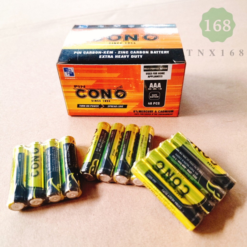 Pin R03 AAA Con Ó - 1 HỘP 48 viên