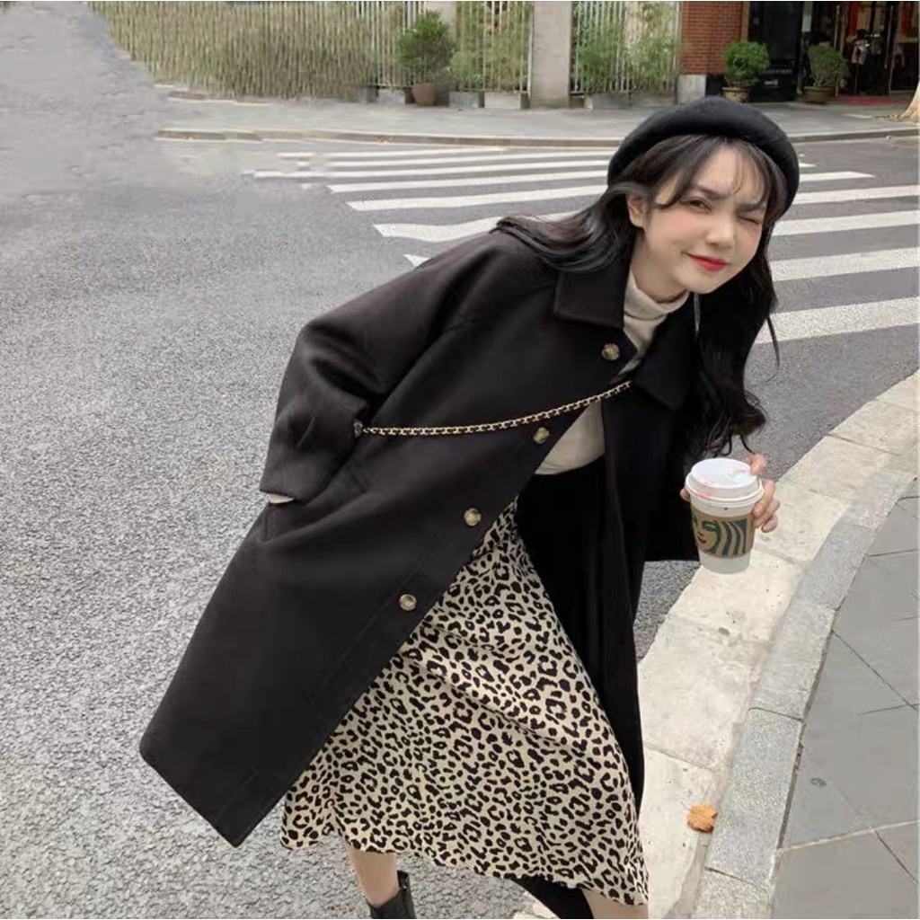 [ẢNH THẬT] ÁO KHOÁC DẠ DÁNG DÀI, DÀY FORM HÀN QUỐC màu SIÊU TÂY mà GIÁ SIÊU RẺ | BigBuy360 - bigbuy360.vn