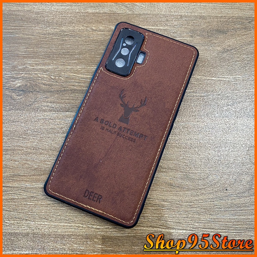 Ốp lưng Samsung Galaxy A03 A13 A23 A30 M51 Note 10 Note 10 lite J7 prime họa tiết vải Hươu cao cấp
