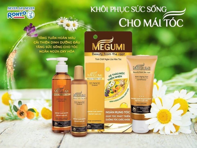 Dầu xả thảo dược chống rụng tóc Megumi 130g