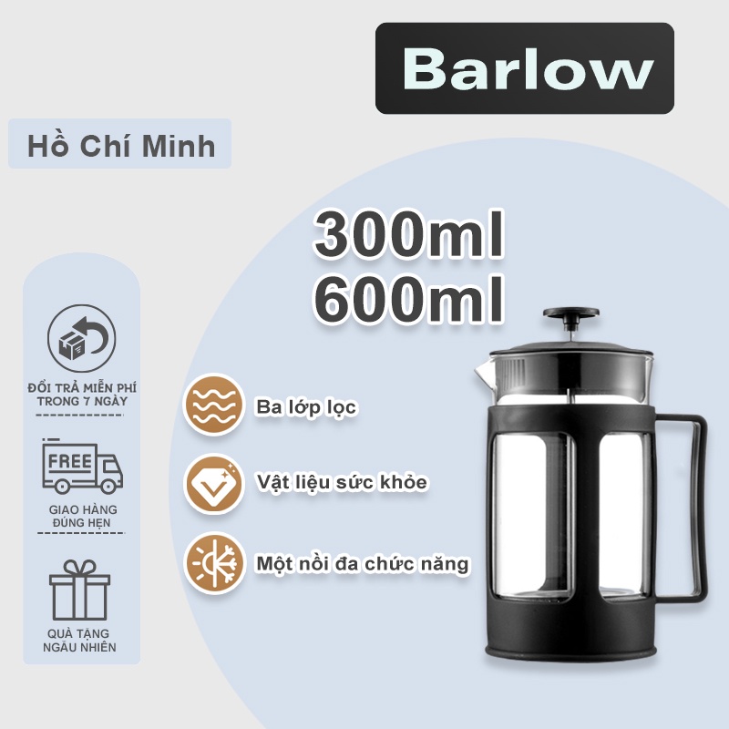 Phin pha coffee 300/600ml Bình pha cà phê kiểu Pháp Phin pha cafe Không gỉ an toàn ấm pha cà phê French Press、Trà, c