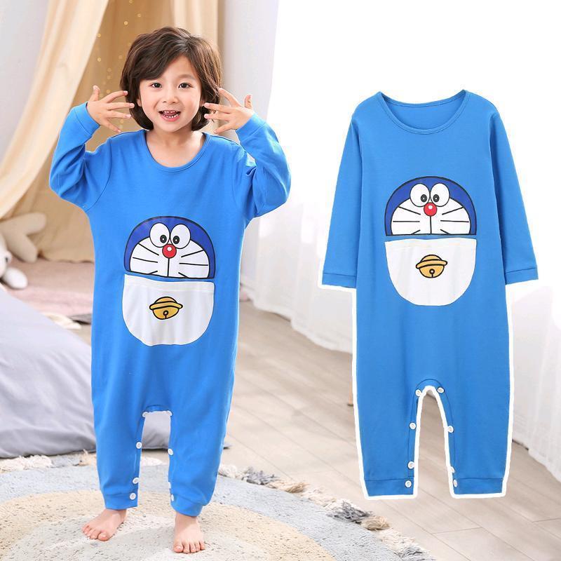Túi Ngủ Thu Đông. Đồ Ngủ Liền Thân Tay Dài Chất Liệu cotton Thời Trang Xuân Thu Dành Cho Bé