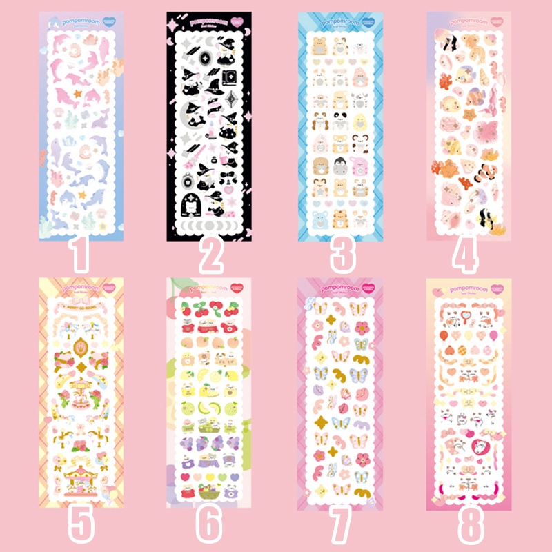 Flowertree 1 Sticker Dán Hình Thế Giới Game Dùng Trang Trí Sổ Tay