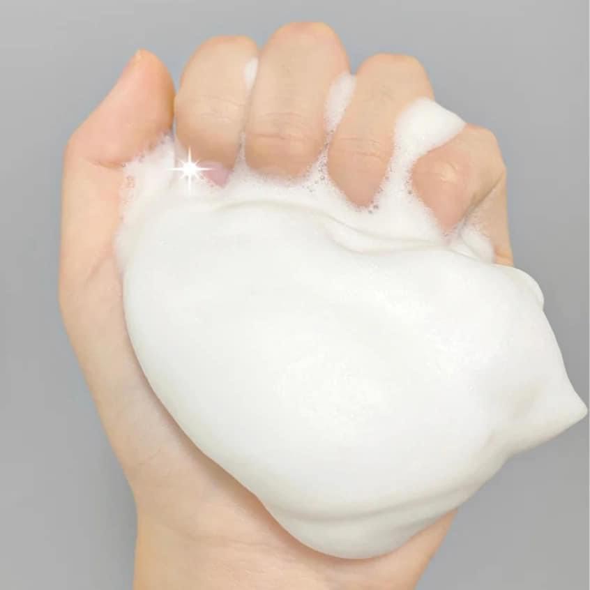 Sữa Rửa Mặt Hatomugi Tạo Bọt Dưỡng Trắng Facial Whip - Chai 160ml