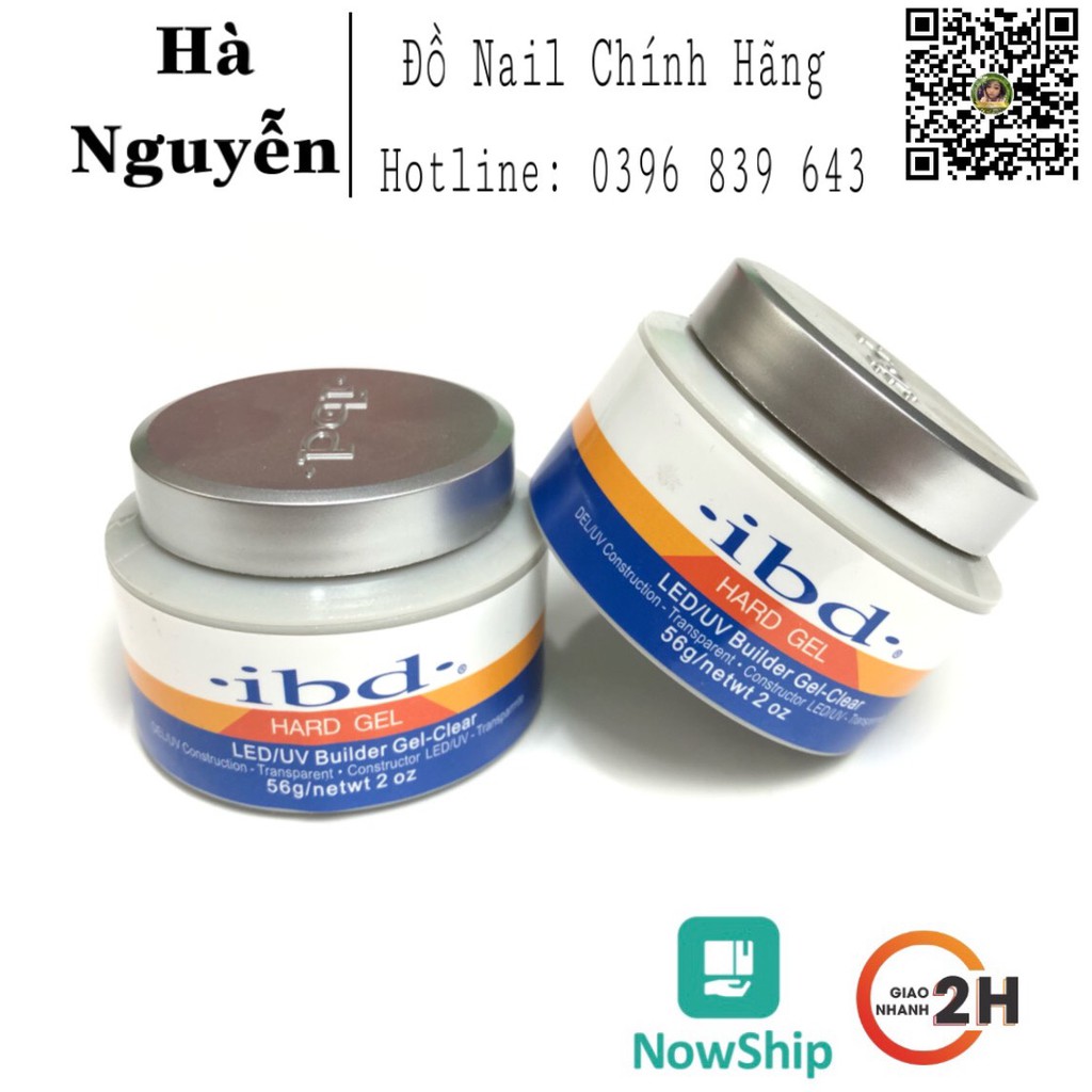 Gel Lạnh IBD - Gel Đắp Móng Không Nóng Không Chảy 56gr