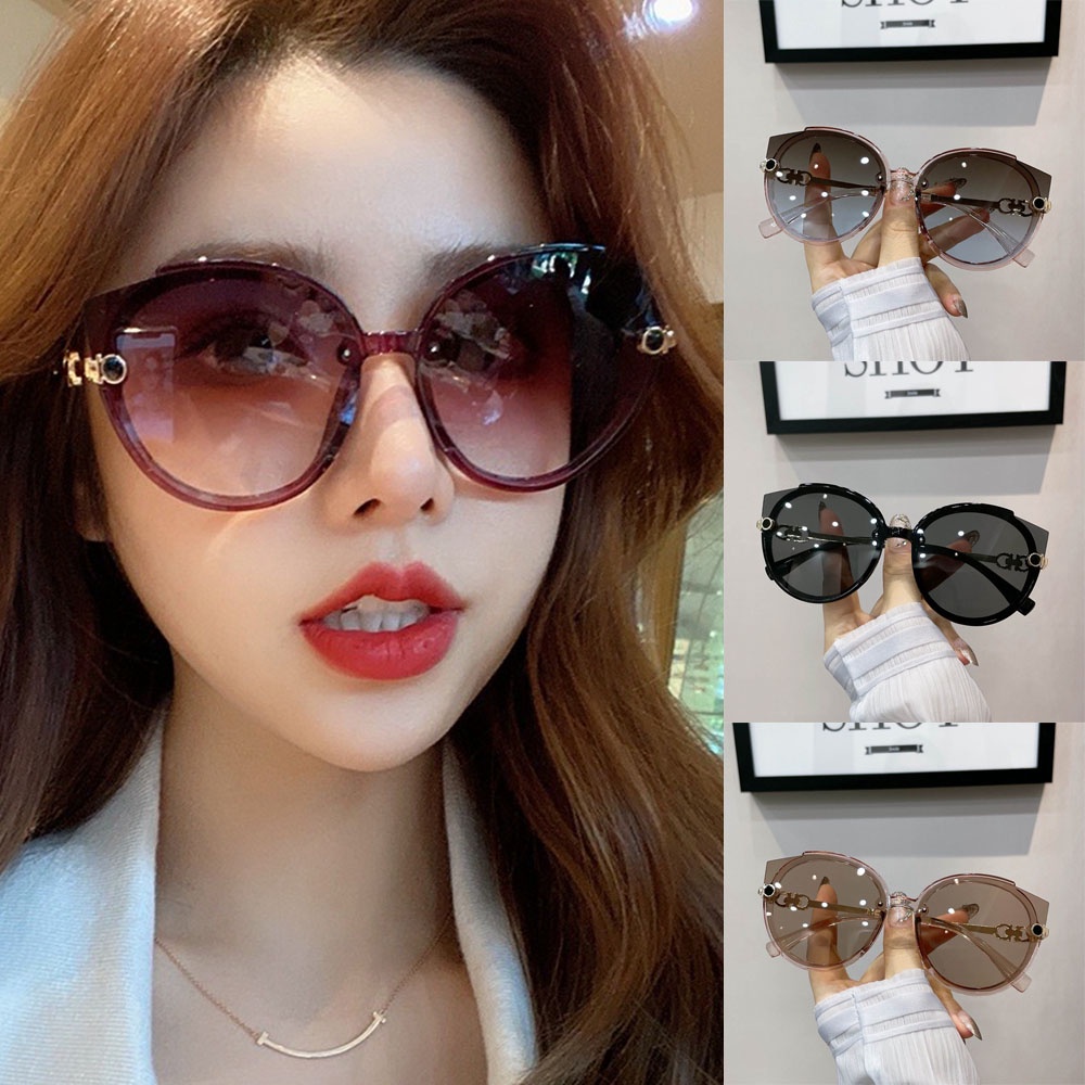 Kính Mát Chống Tia Cực Tím Thời Trang Đi Biển Cho Nữ