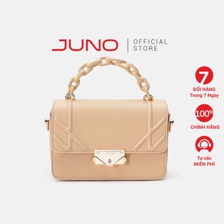  Túi Xách Nữ Thời Trang JUNO Cỡ Nhỏ Cut-Out Khoá Trang Trí TXN427