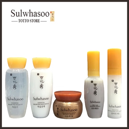 [Date 2024] Bộ dưỡng da Sulwhasoo Basic Kit Mini Set 5 sản phẩm 46.5ml - Bộ Sulwhasoo