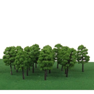 Cây nhựa mô hình 7cm dùng trang trí tiểu cảnh, nhà tăm