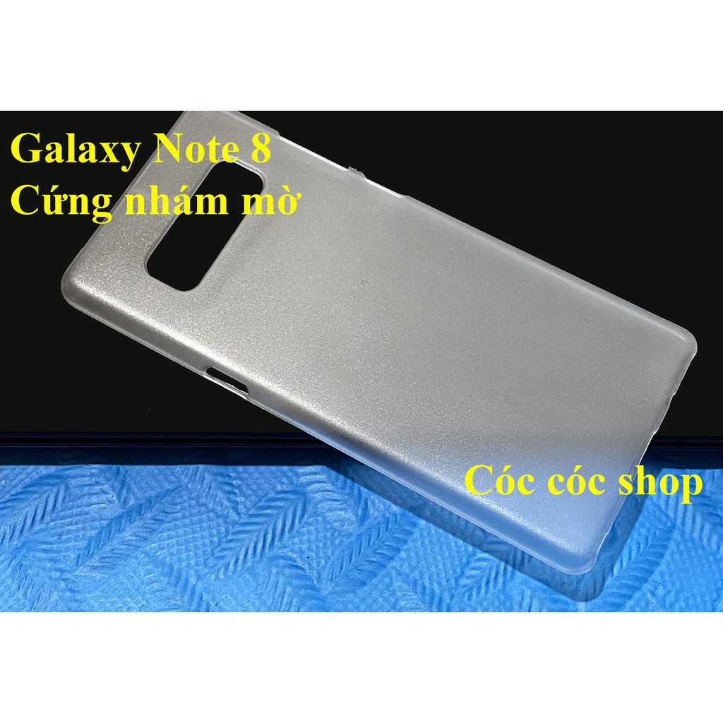 Ốp lưng Sam sung Galaxy Note 8/ S8 / S8 plus nhựa CỨNG TRONG SUỐT/ CỨNG NHÁM MỜ | BigBuy360 - bigbuy360.vn