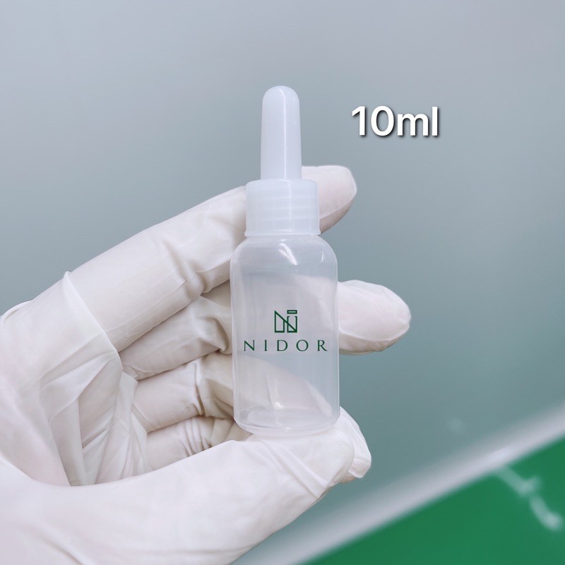 Chai mềm bóp giọt 10ml chiết serum - Chai lọ mỹ phẩm