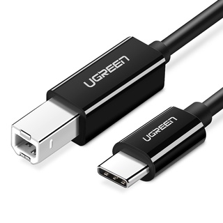 Dây cáp Ugreen usb C sang usb type B 2.0 chuyên dụng cho máy in hp canon epson