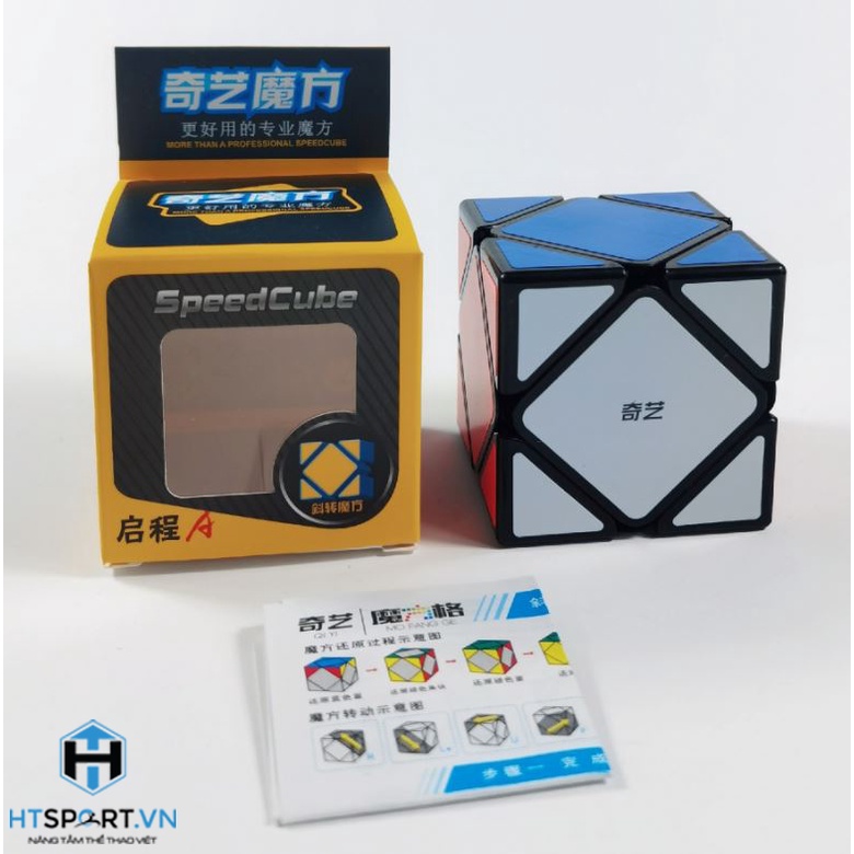 RuBik Đường Chéo, Rubik 6 Mặt Biến Thể WiYi Cube Viền Đen, Phát Triễn Trí Tuệ Xoay Trơn Mượt
