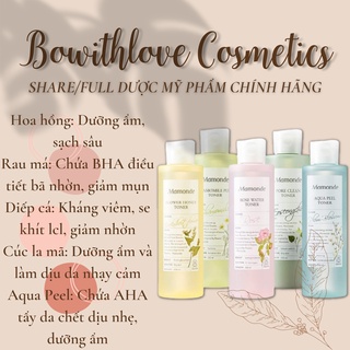 Nước Hoa Hồng Cấp Ẩm Mamonde Toner Diếp Cá Và Hoa Hồng 250ML