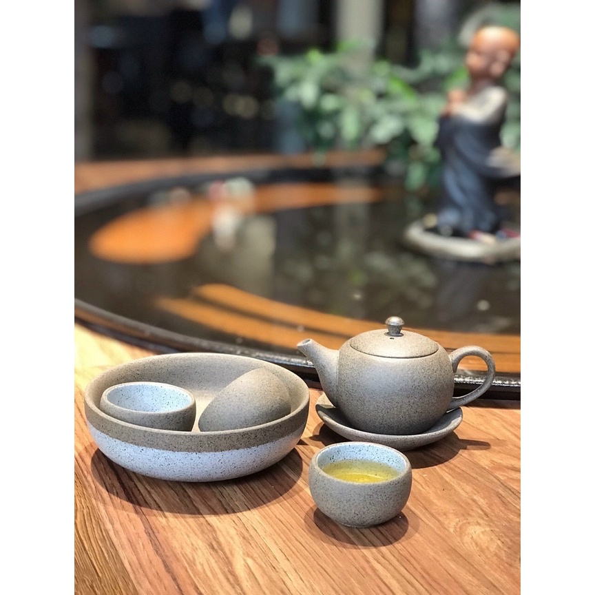 Bộ ấm chén NHỊ ẨM HỒNG SA Bát tràng [HÀNG CAO CẤP XUẤT NHẬT], BỘ TRÀ ĐẠO PHONG CÁCH NHẬT BỘ TÁCH CHÉN TỬ SA