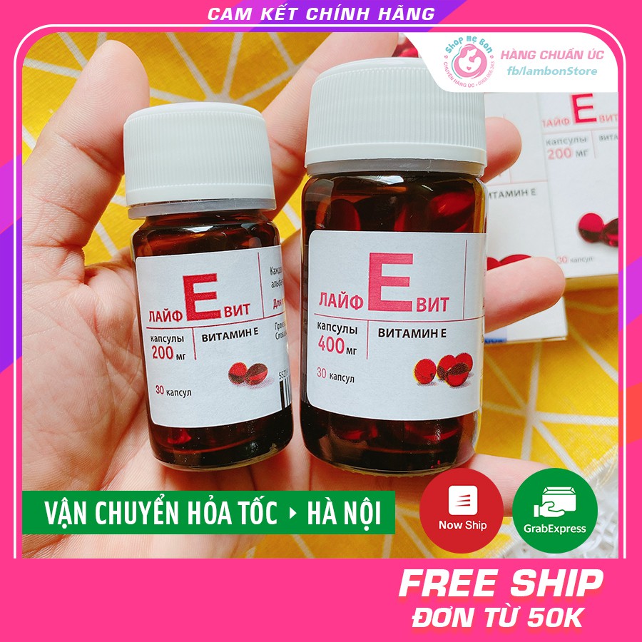 E đỏ Nga, vitamin E đỏ Zentiva 400mg, 30 viên - Xuất xứ Nga