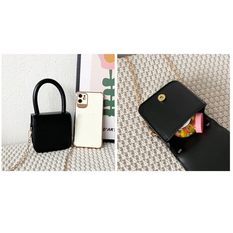 Túi Đeo Chéo Mini Bằng Da PU Thời Trang Dành Cho Nữ