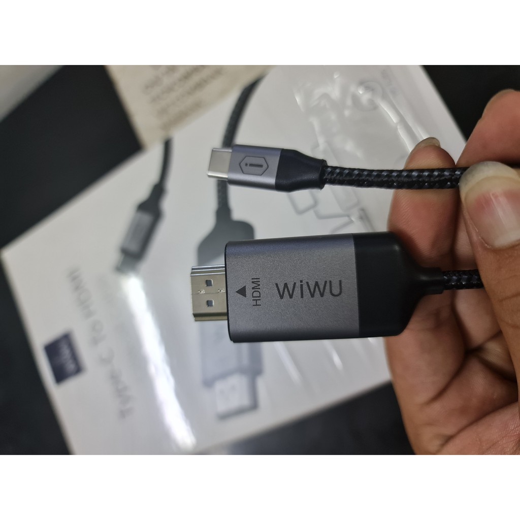 [ SALE  HOT]Cáp HDMI Xuất Hình Ảnh Điện Thoại Ra TV Bằng Cổng Type-C WIWU hỗi trợ(Samsung dex)