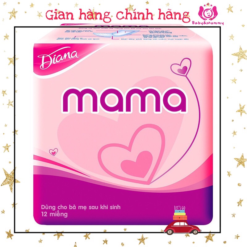 Băng vệ sinh Mama 12 miếng dành cho mẹ sau sinh