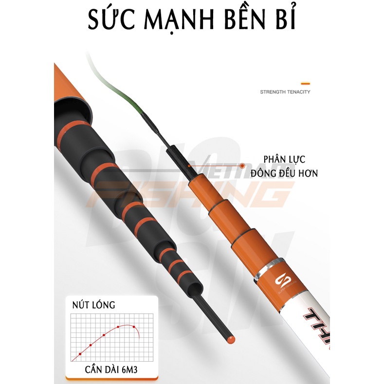 Cần câu tay HANDING La Văn Cương siêu tải, chuyên câu săn hàng