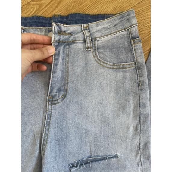 NEW ARRIVALS FREESHIP- QUẦN SKINNY RÁCH CÁ TÍNH KÈM HÌNH THẬT