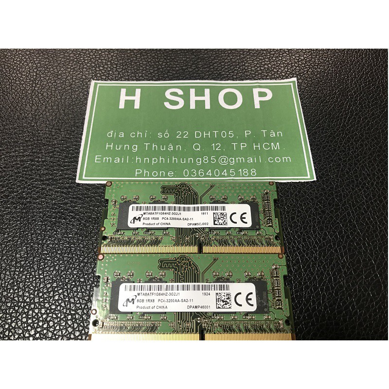 Ram laptop 8GB DDR4 (PC4) bus 3200, chính hãng bảo hành 3 năm