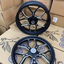 mâm cnc mẫu mới kiểu r25 bản to lăp zin cho ex155_ex150 ( 2.5 - 4.5 ) Lê Lĩnh Vlog