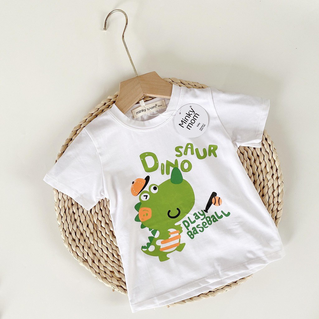 (8-18kg) Áo cộc tay vải cotton - MINKY MOM