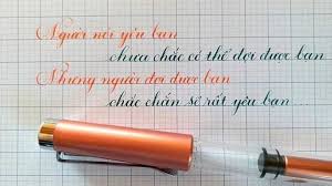 Bút Máy Kim Tinh Lá Tre Tự Tạọ Thanh Đậm Ouguwen 009
