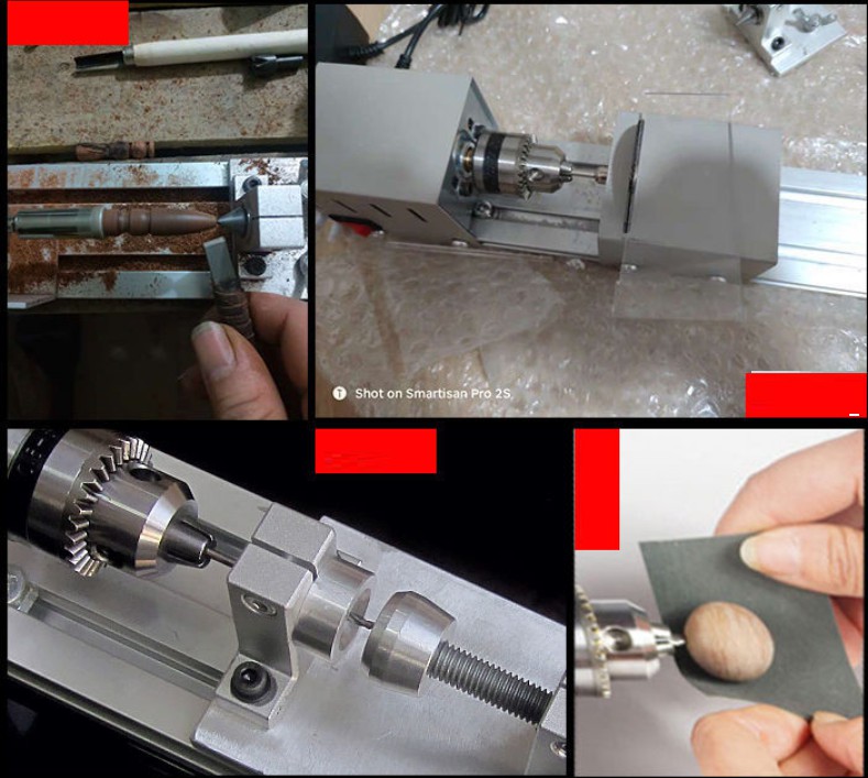 Máy tiện gỗ mini