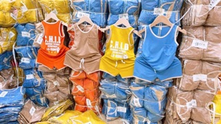 Bộ cotton đũi bé trai