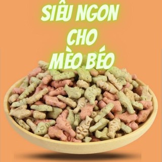 (A022) BÁNH CÁ KHỦNG LONG SIÊU NGON CHO MÈO BÉO