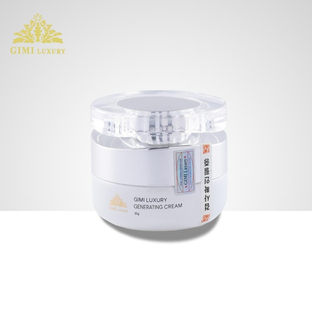 Kem dưỡng trắng GIMI LUXURY Generating Cream Hỗ Trợ Giảm Nám, Trẻ Hóa Làn Da Ban Đêm 30g