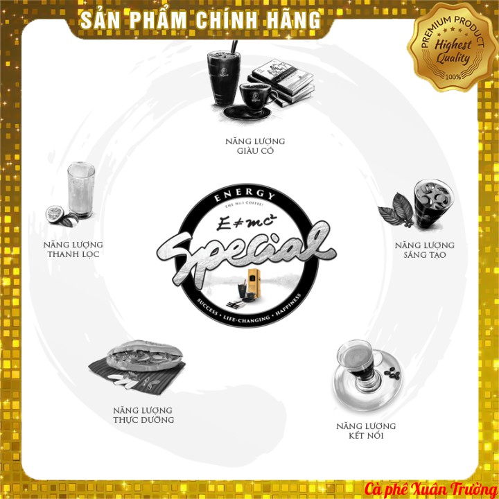 Cà Phê Hòa Tan Legend Special Edition Trung Nguyên Lon 12 gói x 25g