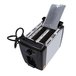 Máy nướng bánh mì kẹp 2 lát 2 ngăn có nút gạt báo chín tự động