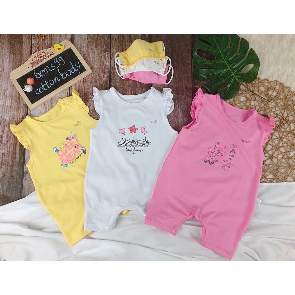 (0-12M) Body cotton cho bé - BONS99