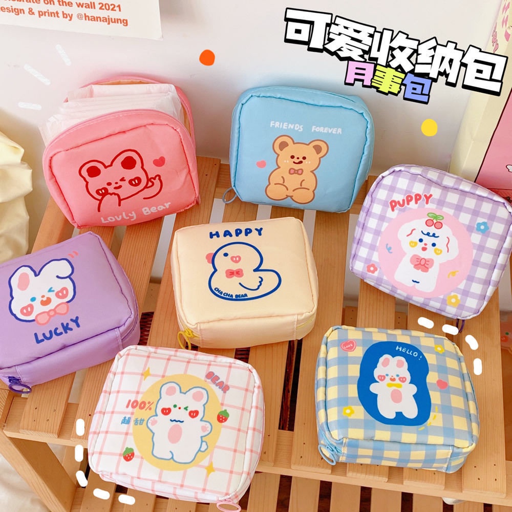 Túi Đựng Băng Vệ Sinh Thiết Kế Nhỏ Gọn Dễ Thương Dành Cho Nữ Sinh