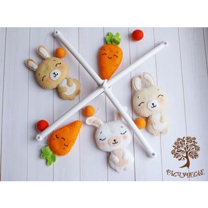 Treo Nôi Sắc Màu - Kích Thích Thị Giác Cho Bé - Đồ Chơi Giáo Dục Montessori Mẫu Mới 2022