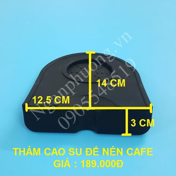 Đế cao su để tay nén cà phê