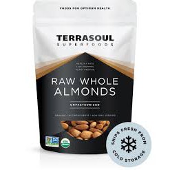 Hạt hạnh nhân thô hữu cơ - TERRASOUL SUPERFOOD