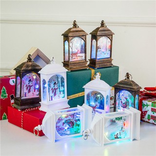Đèn trang trí 3d hộp chữ nhật, đèn để bàn hình ảnh độc đáo đóng giáng sinh, năm mới, làm quà tặng ý nghĩa