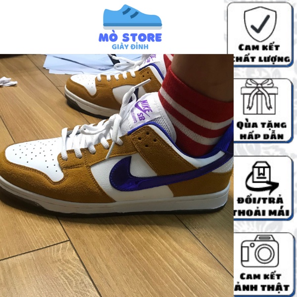 Giày AF1 Sb Nâu Hàng Quảng Châu,Full Box,Bill,Tất,Full Size