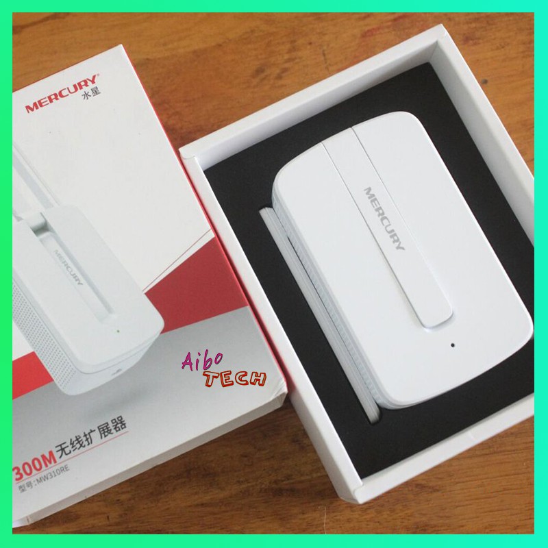 Bộ kích sóng wifi 3 râu Mercury (Wireless 300Mbps) cực mạnh, Tăng sóng Wifi, Kích Wifi, Bộ tiếp nối sóng Wifi [BH 6T]