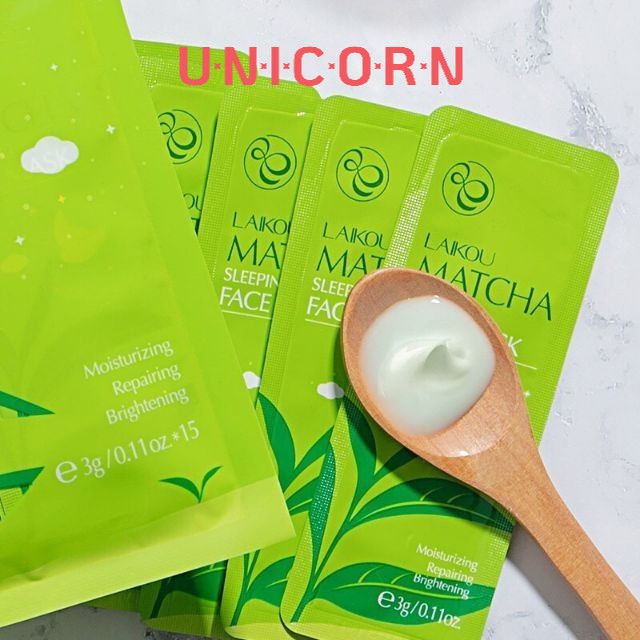 Combo 4 miếng Mặt Nạ Ngủ Trà Xanh / Hoa Đào Laikou | BigBuy360 - bigbuy360.vn