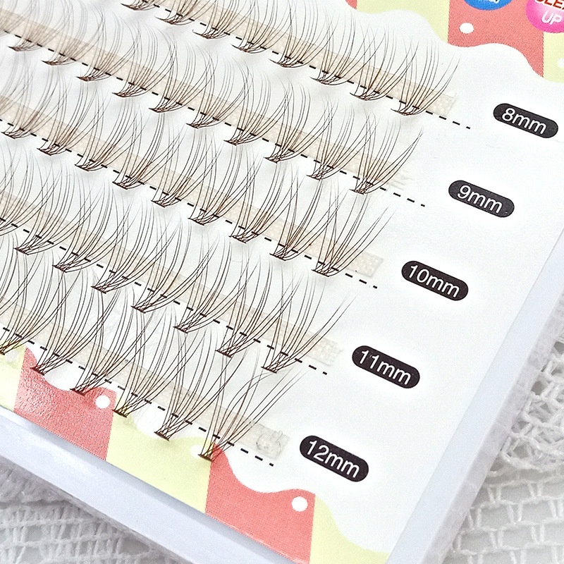 Little Red Book Fish Tail + A Type Mixed Hair Five Rows Mixed Natural False Eyelashes Self-grafting Single Cluster Eyelashes firstonly | BigBuy360 - bigbuy360.vn