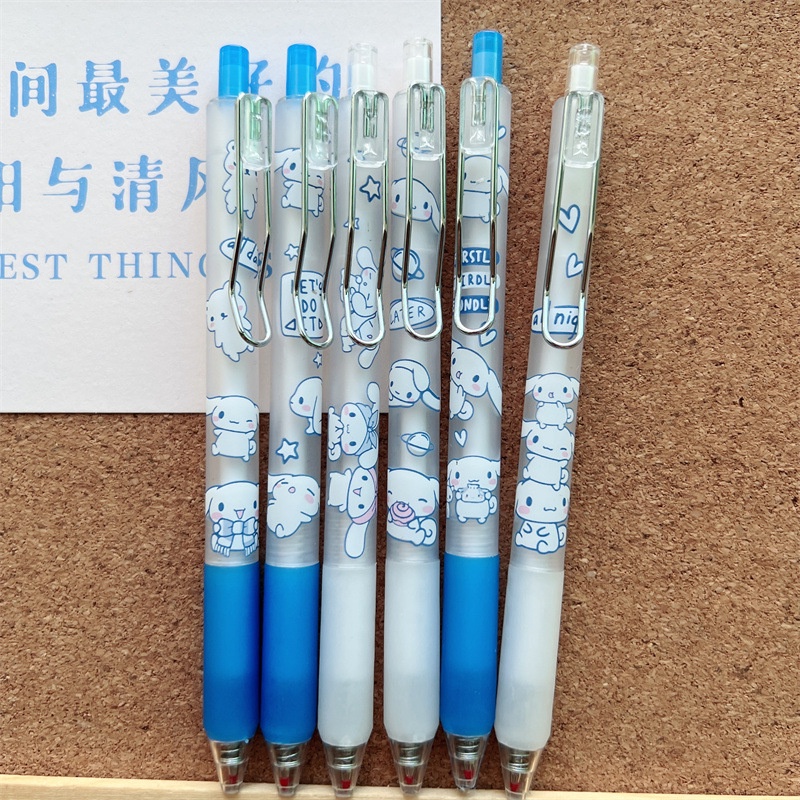 Cinnamoroll Ép Bút gel Mực Đen