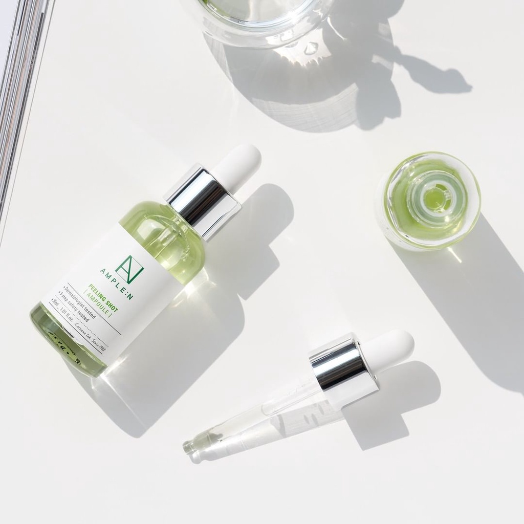 Tinh chất tẩy tế bào chết hoá học dịu nhẹ Ample:N Peeling Shot Ampoule 30ml