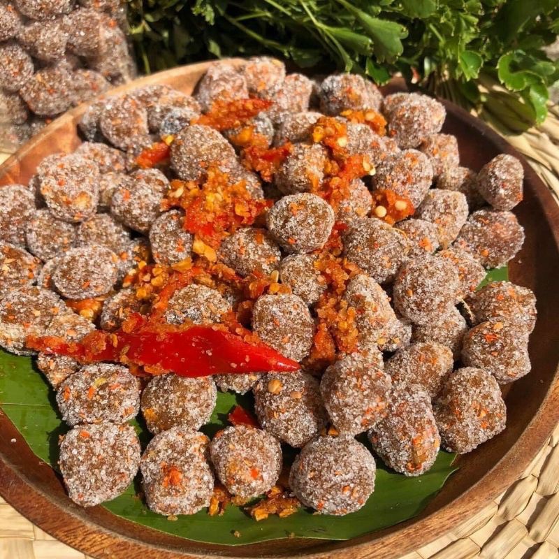 Kẹo me cay hủ 400g Ăn vặt Mạnh Hùng giá rẻ Sài Gòn